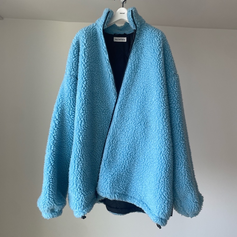 Balenciaga Oversized Fleece Coat
